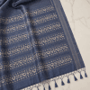 staple indigo pallu